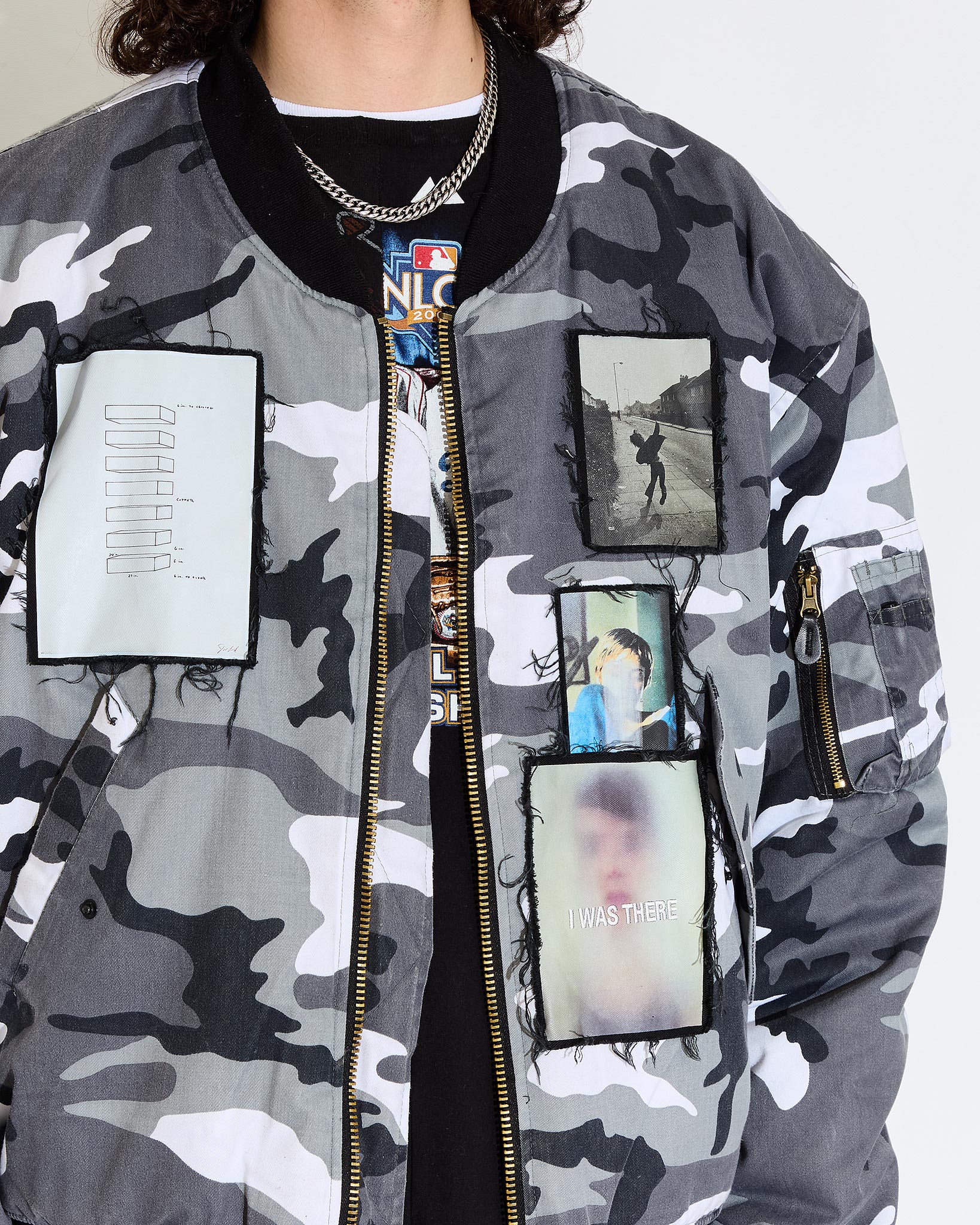 Collage MA-1 Bomber Jacket
