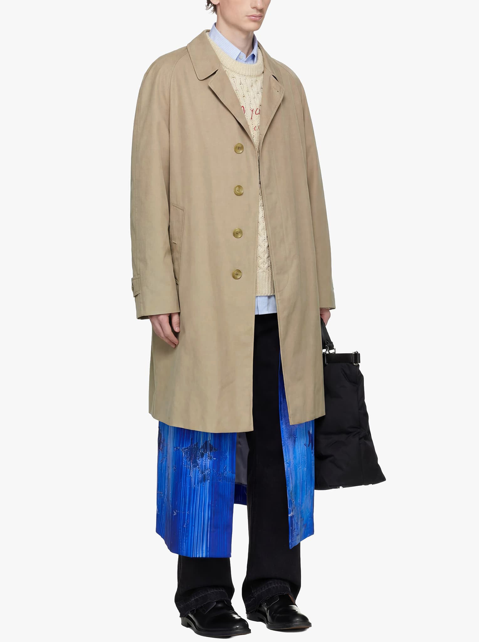 Upper East, Lower Mess Trench Coat