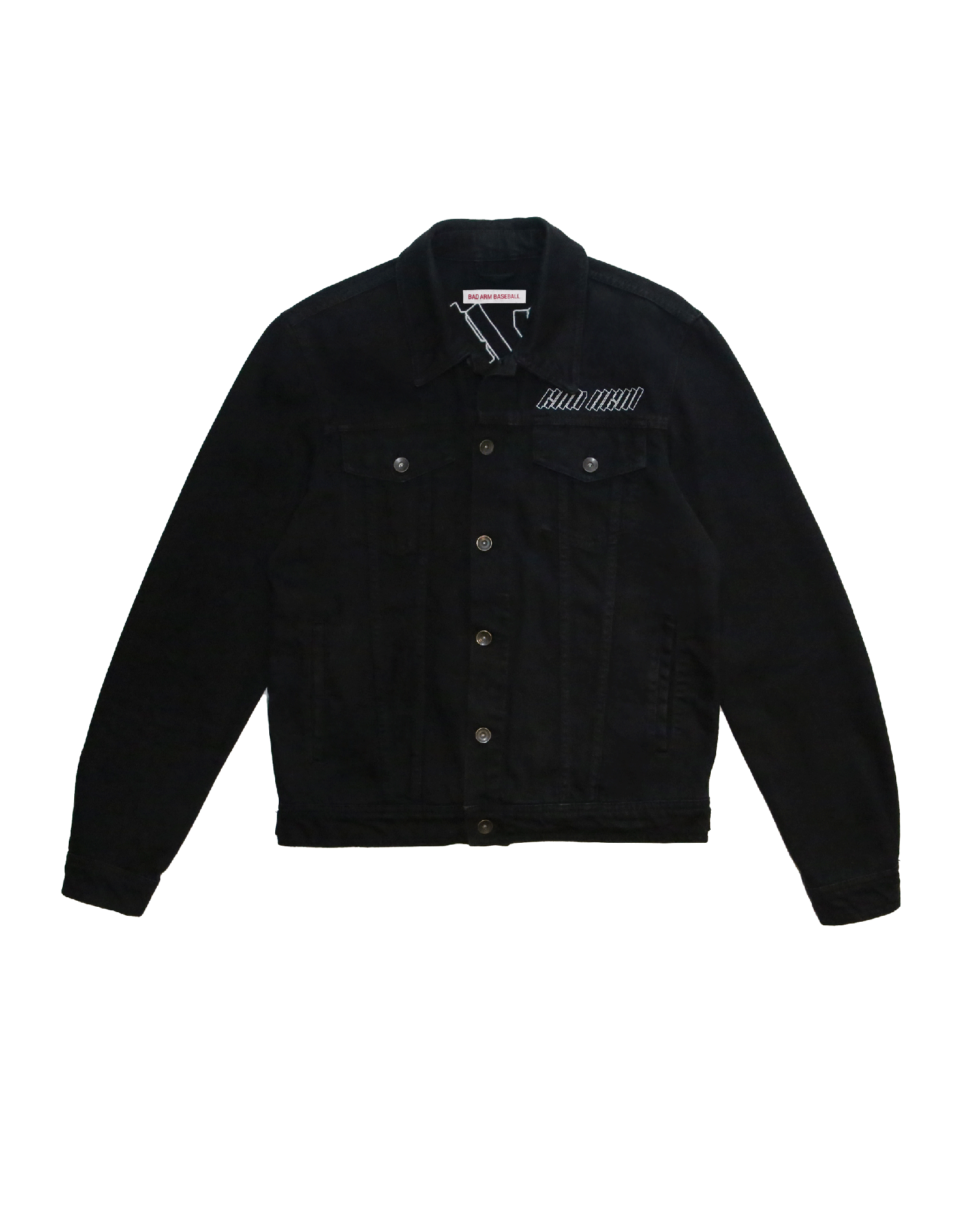 Denim Abstract Jacket